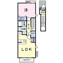 岡山県岡山市北区大安寺中町（賃貸アパート1LDK・2階・42.37㎡） その2