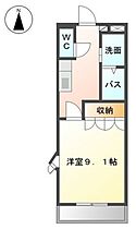 岡山県岡山市中区神下（賃貸アパート1K・2階・31.02㎡） その2