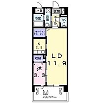 岡山県岡山市北区天瀬（賃貸マンション1LDK・6階・43.94㎡） その2