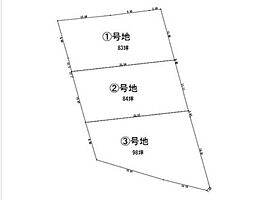 売土地 東区金田3区画分譲地　2号地