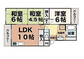 兵庫県神戸市垂水区名谷町（賃貸マンション3LDK・4階・60.03㎡） その2