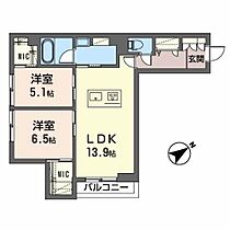 シャーメゾン　ライト二番館  ｜ 宮城県仙台市青葉区子平町5-15（賃貸アパート2LDK・2階・64.34㎡） その2