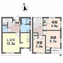 🉐敷金礼金0円！🉐メゾネットＭ＆Ｋ
