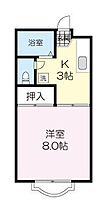 ガーデンハイム 206 ｜ 宮城県仙台市青葉区柏木2丁目5番地65号（賃貸アパート1K・2階・24.00㎡） その2