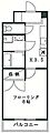 ファミーユ小松島2階4.2万円
