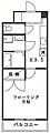 ファミーユ小松島3階4.3万円