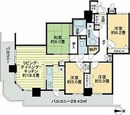 イオプラザ 4LDKの間取図画像