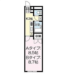 🉐敷金礼金0円！🉐アムール　沖野