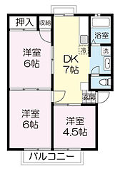 物件の間取り