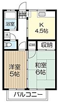 北上ハイツ  ｜ 宮城県仙台市青葉区旭ケ丘4丁目27番地5号（賃貸アパート2K・1階・36.44㎡） その2