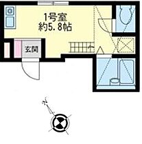 神奈川県横浜市西区境之谷（賃貸アパート1R・2階・13.69㎡） その2