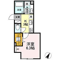 神奈川県横浜市保土ケ谷区川島町（賃貸アパート1K・1階・25.30㎡） その2