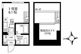 ハーミットクラブハウス・カミクラ  ｜ 神奈川県横浜市神奈川区神大寺4丁目（賃貸アパート1R・1階・16.56㎡） その2