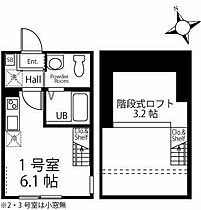 ハーミットクラブハウスコルド  ｜ 神奈川県横浜市港北区綱島台（賃貸アパート1K・2階・37.04㎡） その2