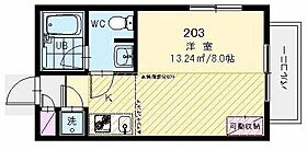 神奈川県横浜市神奈川区白幡仲町（賃貸アパート1K・1階・23.18㎡） その2