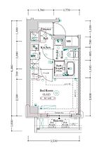 アンベリールマーロ横濱  ｜ 神奈川県横浜市西区浅間町1丁目（賃貸マンション1K・7階・20.55㎡） その2