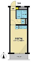 神奈川県横浜市神奈川区三ツ沢上町（賃貸マンション1R・1階・19.00㎡） その2