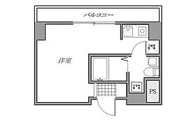 神奈川県横浜市神奈川区三ツ沢上町（賃貸マンション1R・3階・25.10㎡） その2