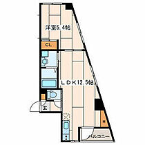 神奈川県横浜市港北区大倉山5丁目（賃貸マンション1LDK・3階・37.53㎡） その2