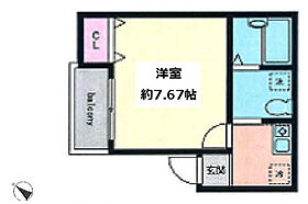 神奈川県横浜市神奈川区子安通1丁目（賃貸アパート1K・1階・22.46㎡） その2