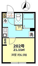 神奈川県川崎市幸区南幸町2丁目（賃貸アパート1K・2階・21.11㎡） その2