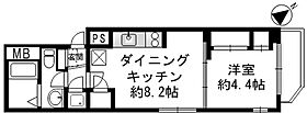 神奈川県横浜市神奈川区松本町2丁目（賃貸マンション1DK・2階・31.84㎡） その2