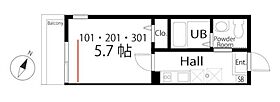 ハーミットクラブハウス桜木町ＹｏＮ（ヨヌ）  ｜ 神奈川県横浜市西区老松町（賃貸アパート1K・2階・19.93㎡） その2