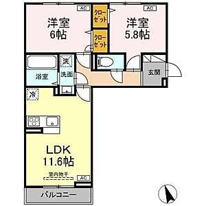 間取り：お部屋の間取り図になります！