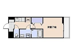 グラン　ドォール 3階1Kの間取り