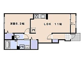 ベル　ソレイユ 103 ｜ 広島県廿日市市佐方7601（賃貸アパート1LDK・1階・43.61㎡） その2