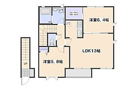 サンバレイ・K 202 ｜ 広島県廿日市市佐方２丁目10-32（賃貸アパート2LDK・2階・65.74㎡） その2