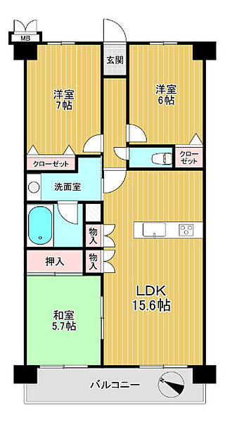 間取りを拡大表示