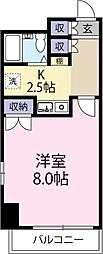 VistaGrande徳島駅前 1Kの間取図画像
