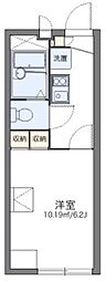 レオパレスドミール板垣 1Kの間取図画像