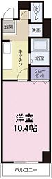 メゾン南昭和 1Kの間取図画像