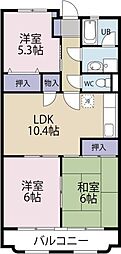 ハーブメゾン賀好 3LDKの間取図画像