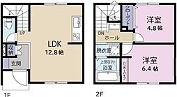 squaretownA 2LDKの間取図画像