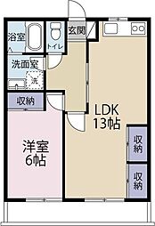 SUMiTAS-Village藍住 1LDKの間取図画像