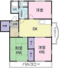 物件の間取り