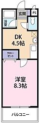 間取図画像 1DK
