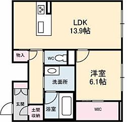 間取図画像 1LDK