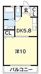 間取図画像 1DK