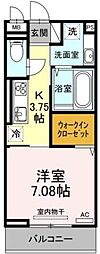 間取図画像 1K