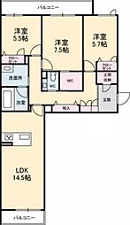 間取図画像 3LDK