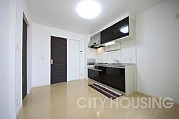 グランマスト論田 B棟 105 1階2Kのリビング/ダイニング