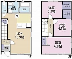 Lorbeer 1階3LDKの間取り
