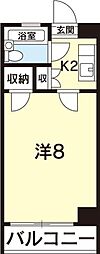 間取図画像 1K