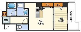 LaGrace天六  ｜ 大阪府大阪市北区国分寺1丁目（賃貸マンション1LDK・5階・33.40㎡） その2