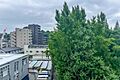 バルコニーから...