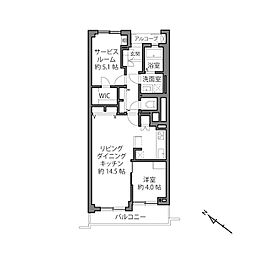 間取図画像 1SLDK